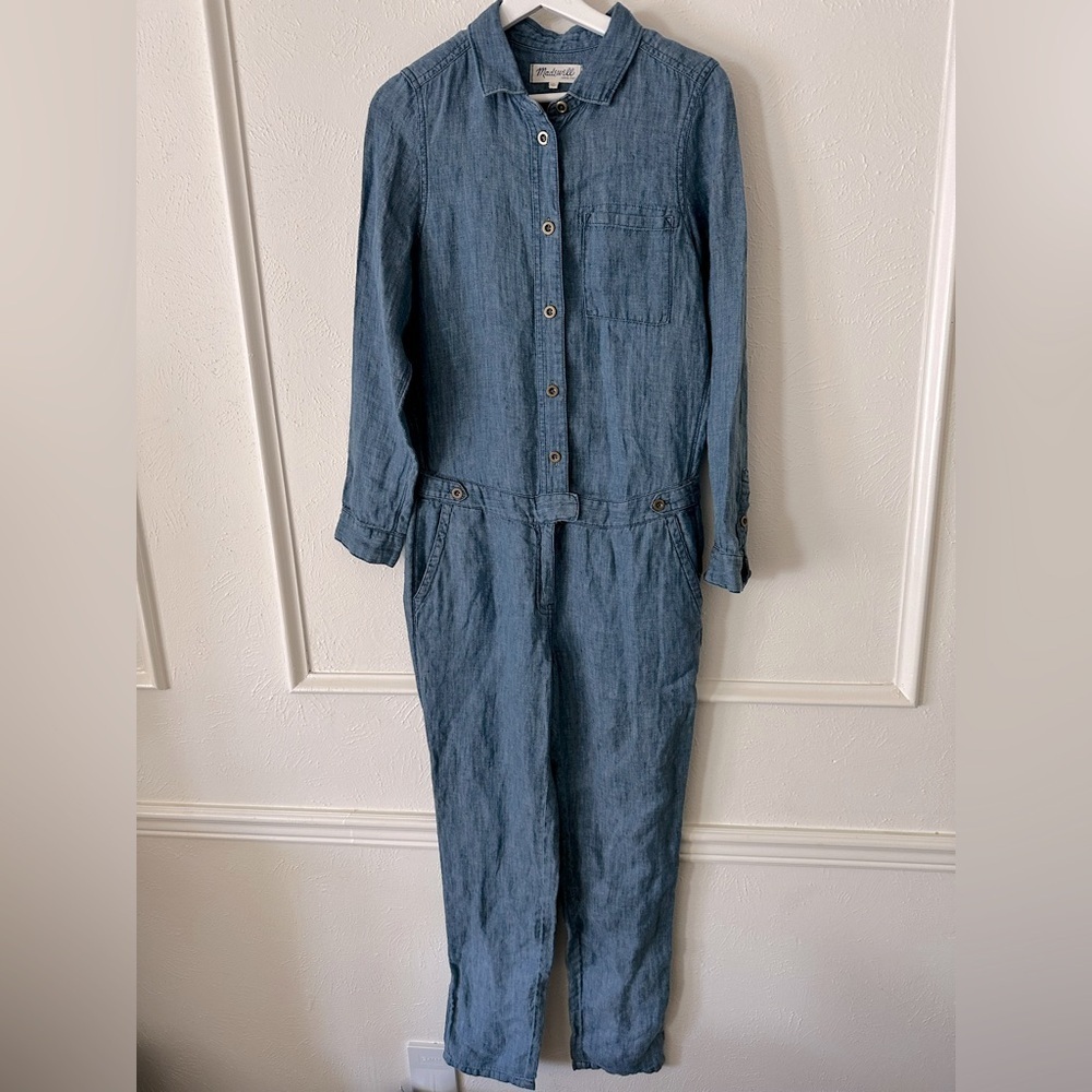 Madewell | Denim Coverall Jumpsuit | S - Picture 3 of 4